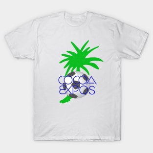 Defunct Cocoa Expos Soccer 1993 T-Shirt